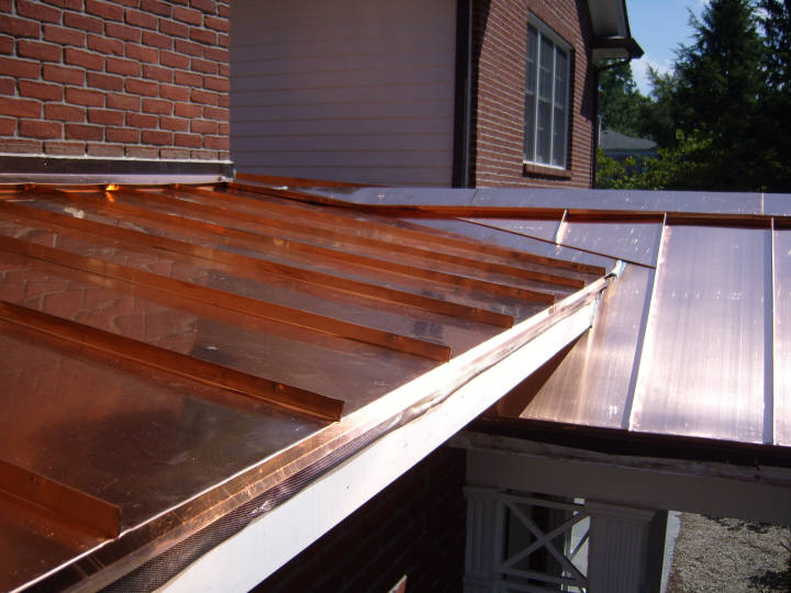 Custom Copper Standing Seam Roof Systems